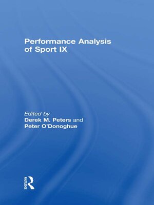 cover image of Performance Analysis of Sport IX
